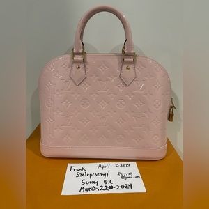 Louis Vuitton Alma Pink